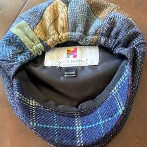 John Hanly boys Blue Tweed Flat Cap